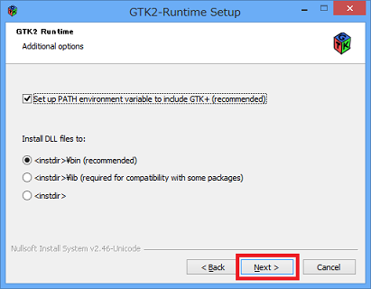 GTK2 Runtime