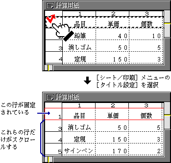 行固定