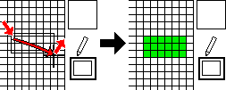 長方形領域を塗りつぶす