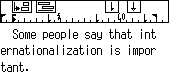 ワードラップしないとき