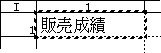 データがセルの中に入る