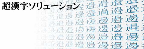 超漢字ソリューション