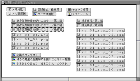 仮身の選択